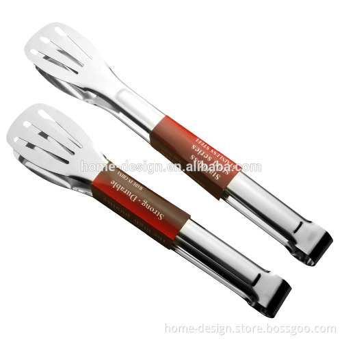 stainless steel food serving tong